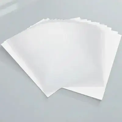 20 Pcs Transparent PET Film High Transparency Printing Photo Paper Ink Jet Clear Not Waterproof Tearable Management
