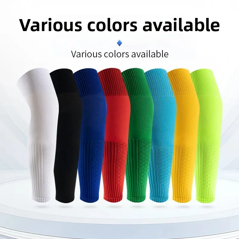 

UV-Protection Cycling Leg Covers Outdoor Sports Sweat Absorption Breathable Leg Sleeves Pressure Fixed Knee-High Leg Covers
