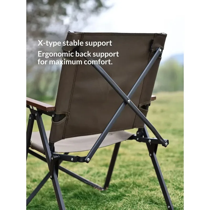 lohascamping 2026 new camping chair quick open portable 120KG high load outdoor seat folding travel fishing garden Kermit