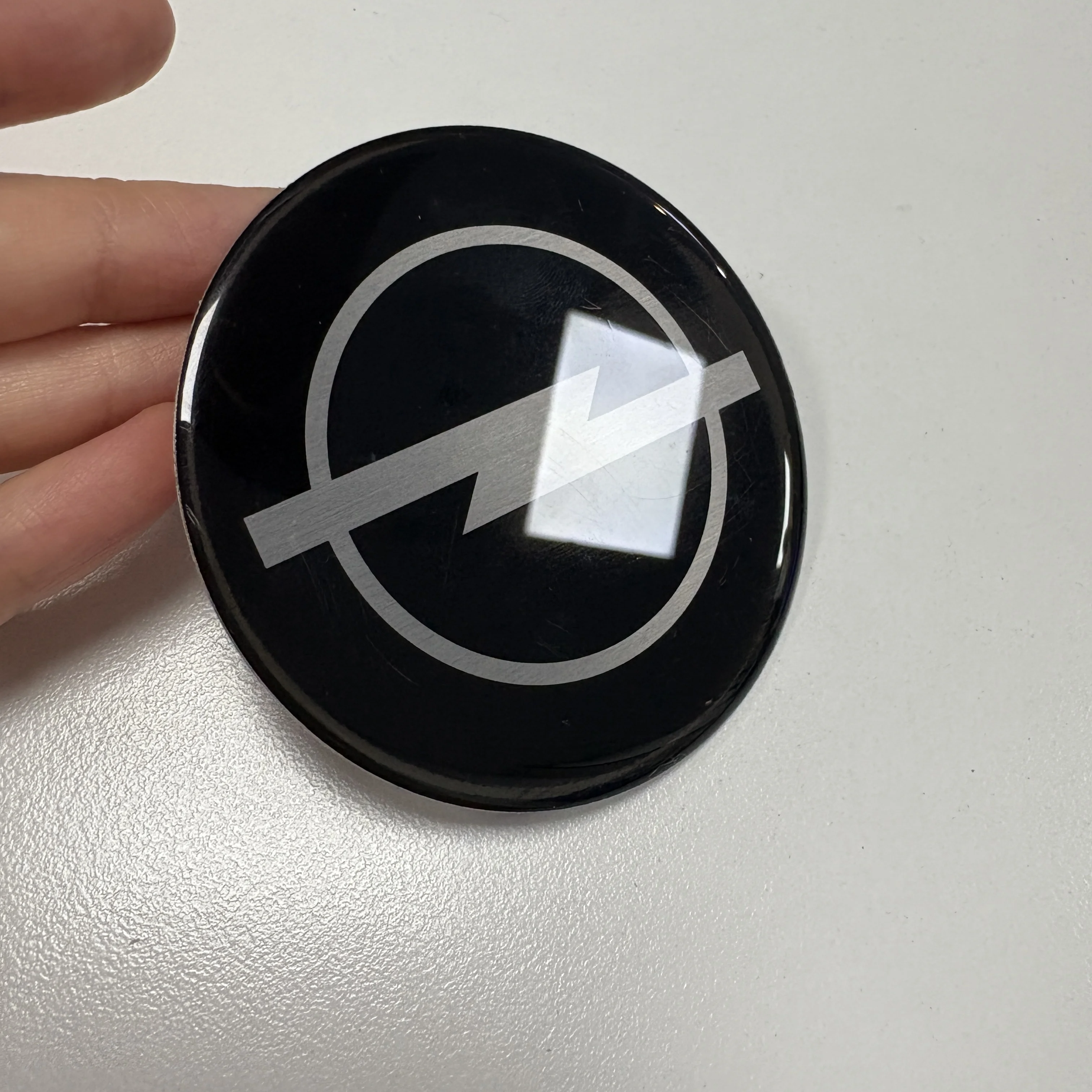 

Opel Metal Badge Emblem 70mm / 73mm domed For Calibra, Cavalier, Astra GSI (Optional)