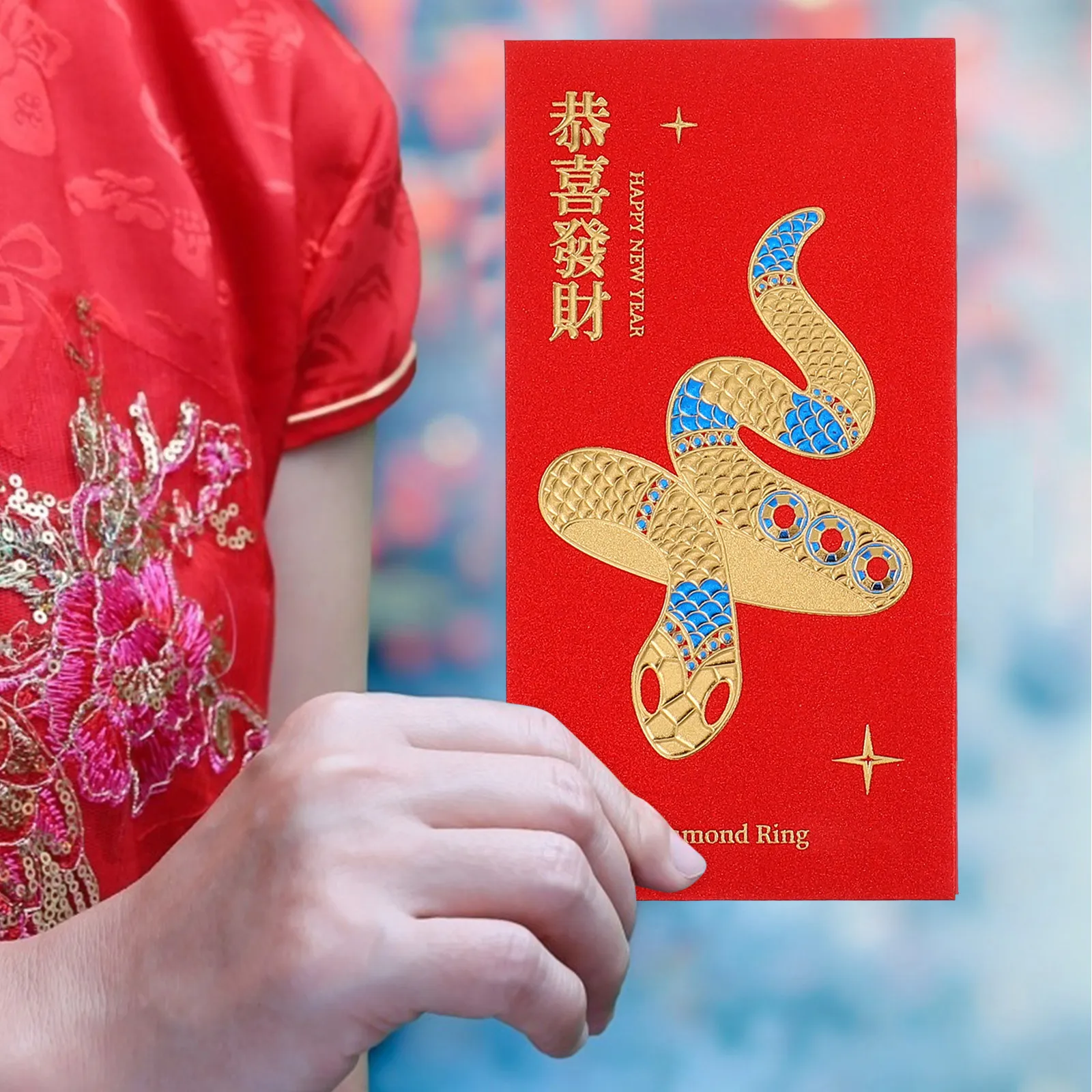 

30Pcs Chinese New Year Red Envelopes Year of The Snake Lucky Hong Bao Decorative Money Packets for Wedding Birthday Spring