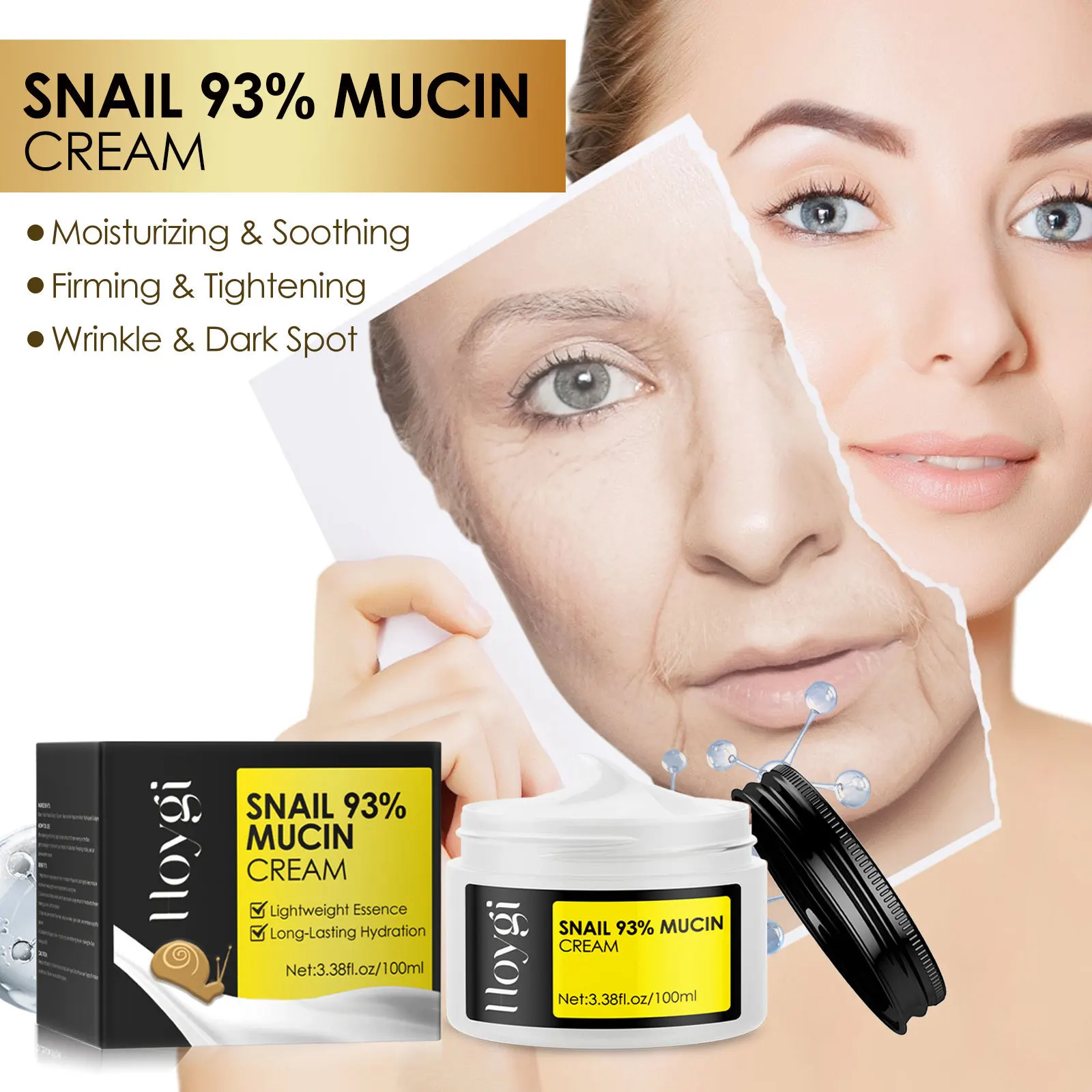 

Hot Selling Items Repair Redness Facial Moisturizing Cream Photorejuvenation Containing Collagen Protein No Irritation