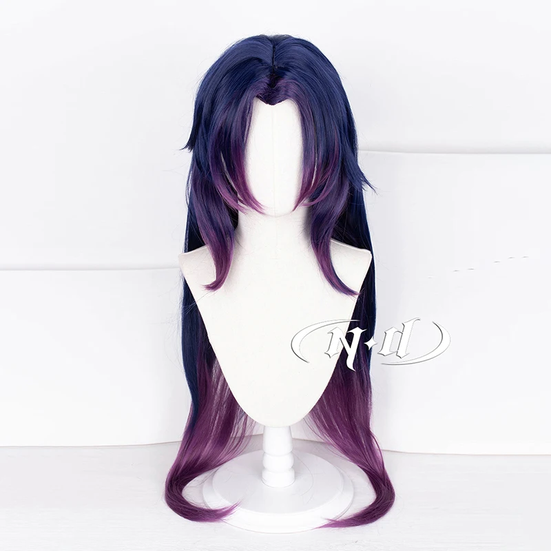 ND هونكاي ستار السكك الحديدية تأثيري الباروكات شفرة تأثيري خصلات الشعر المستعار الطويل مقاومة للحرارة الاصطناعية لعبة حفلة كوميك كون كوزر عيد الميلاد