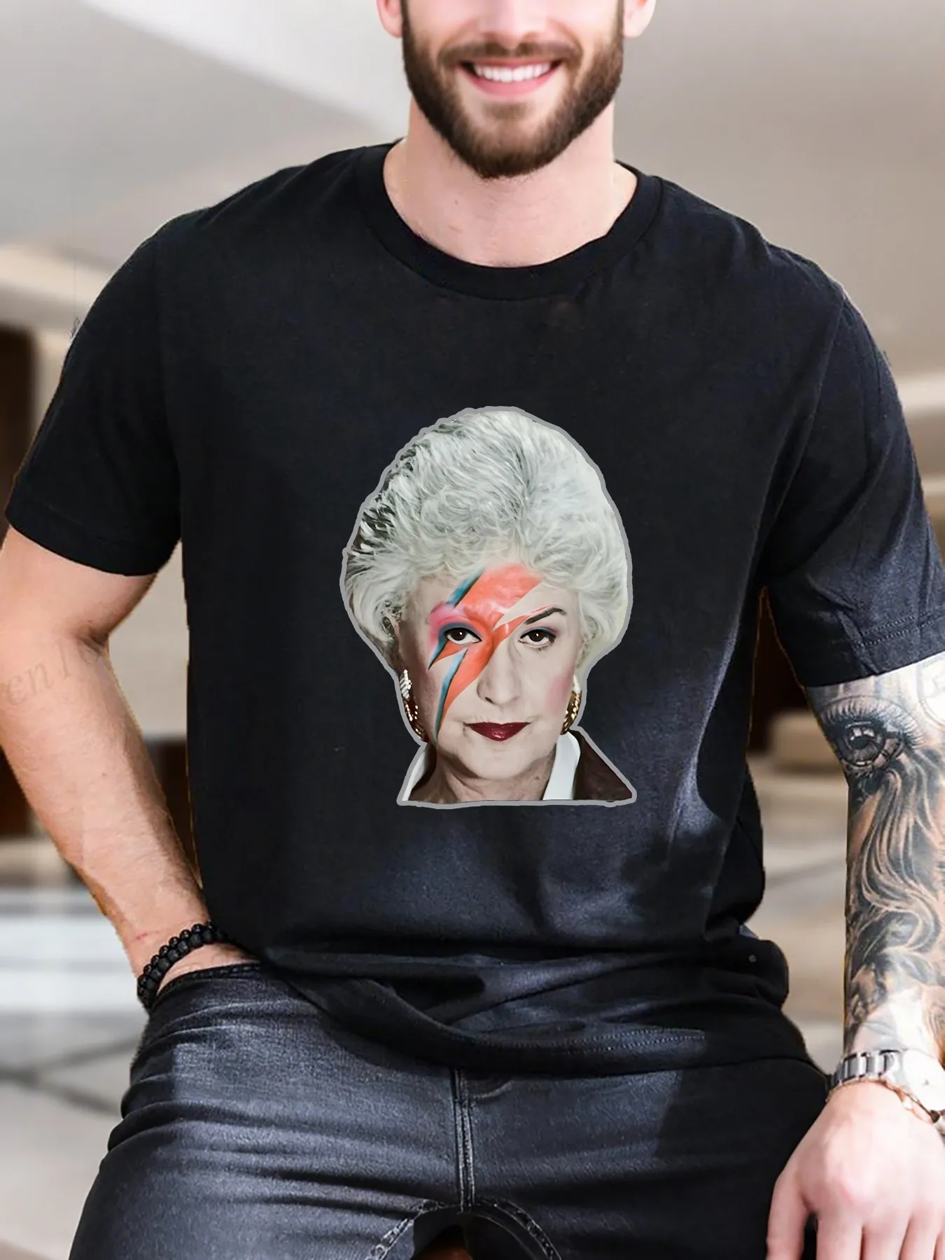 

Мужская хлопковая футболка с принтом молний, модный уличный дизайн, дышащая и удобная повседневная одежда, обязательная летняя мода