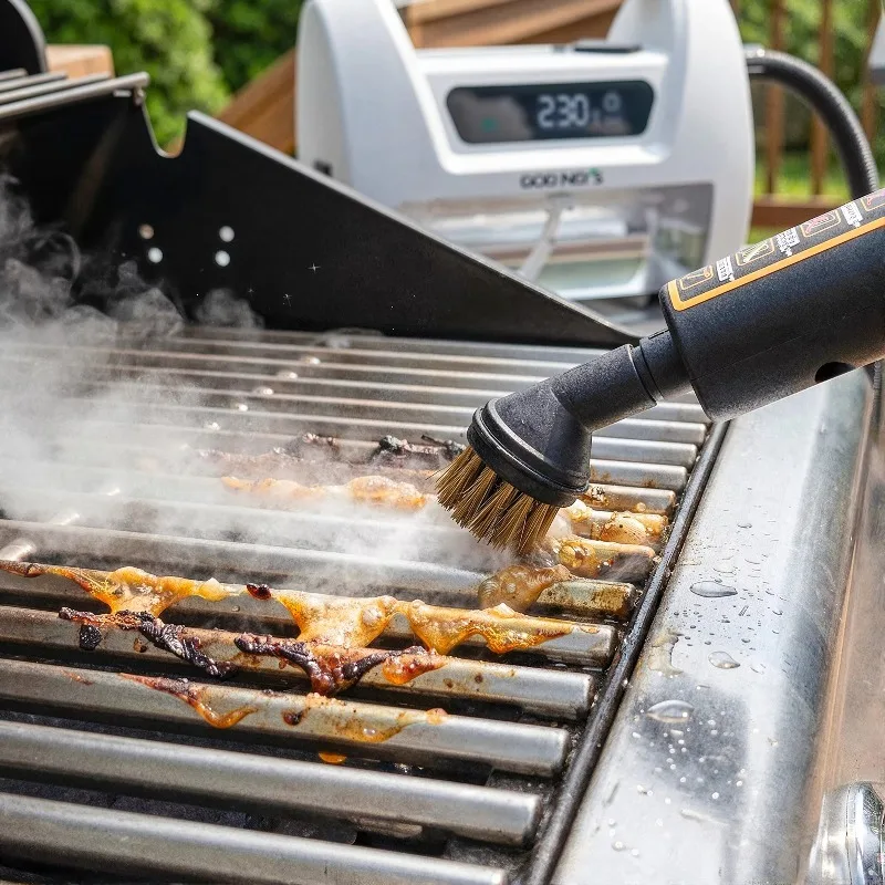 Digital steam sterilizer cleaner - Commercial portable model - Suitable for barbecue grills and heavy oil stains