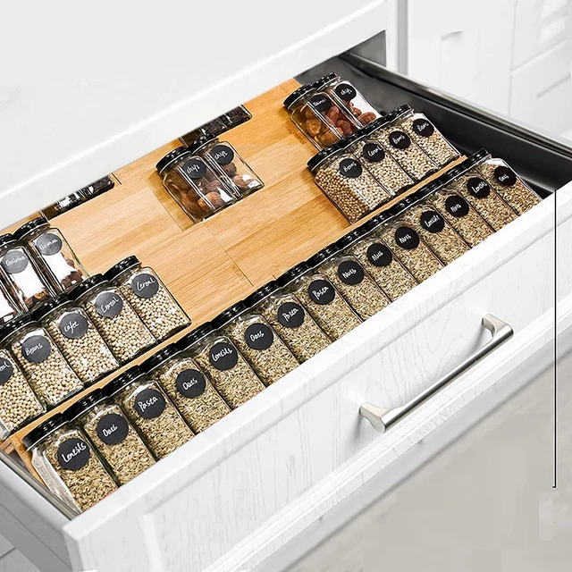 Spice Drawer Organizer for Kitchen 1