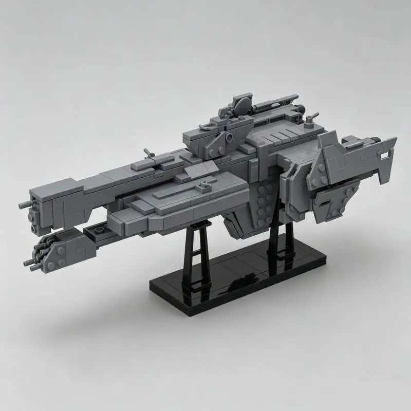 

500PCS Large Futuristic War Cruiser Spacecraft Model Building Blocks MOC DIY Assembly Creative Sci Fi Puzzle Toy Gift Collection