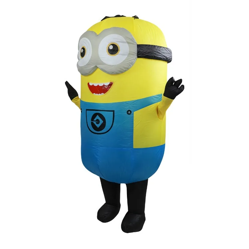 Anime Despicable Me 귀여운 미니언즈 풍선 의류 미니언즈 롤 플레잉 풍선 슈트 미니언즈 원피스 슈트 할로윈 드레스