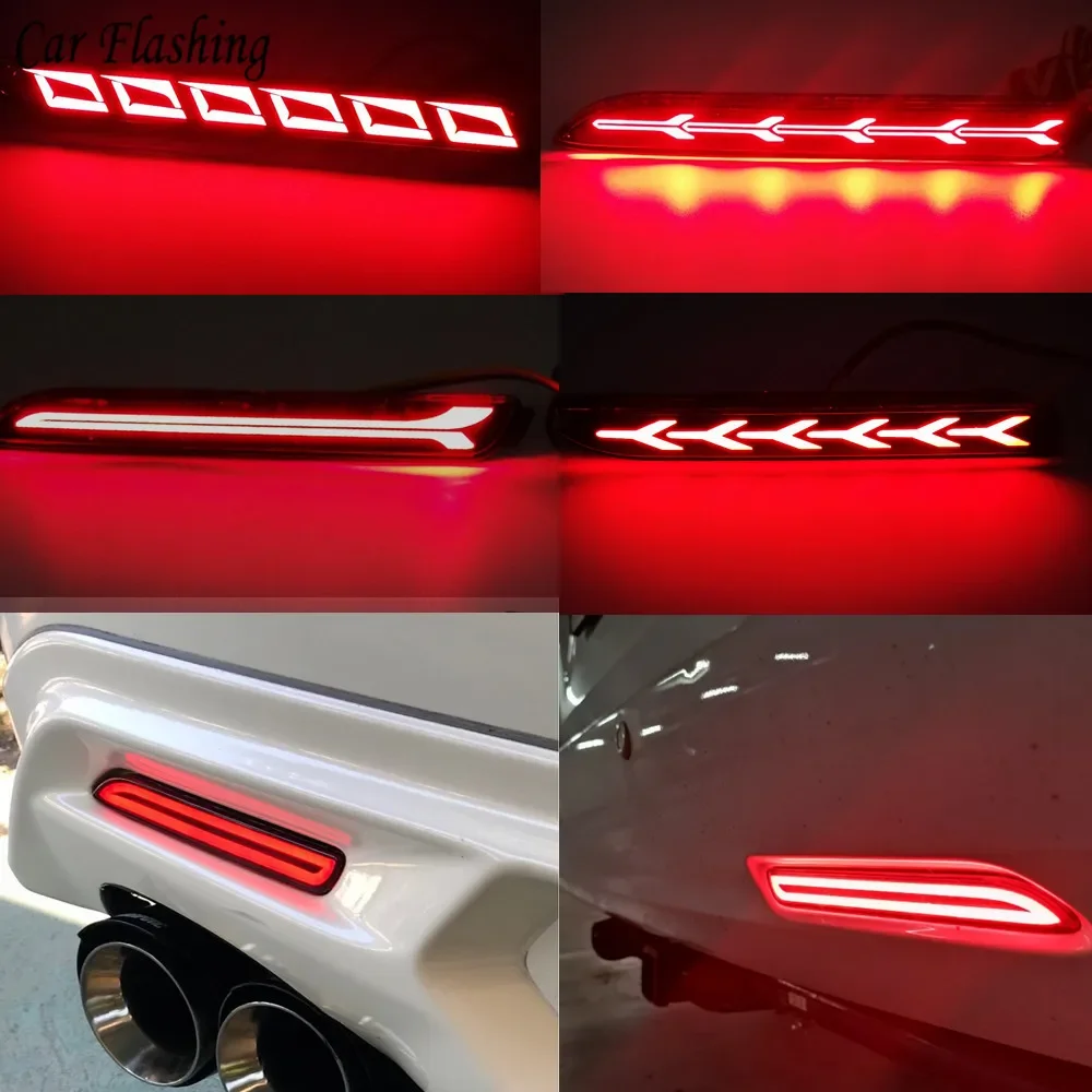 

2Pcs Reflector Rear Bumper Light Brake For Toyota RAV4 19-20 Camry 06-14 Verso 11-15 Vellfire 05-14 Avalon 13-16 Alphard 15-16