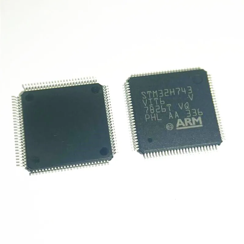 5PCS STM32H743VIT6 STM32H743 32H743VIT6 MCU 32BIT 2MB FLASH 100LQFP New and Original