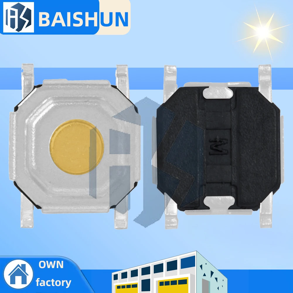 10 шт./50 шт./100 шт. SMD 4*4*1,5 мм 4X4X1,5 мм тактильный тактовый кнопочный микропереключатель мгновенного действия для DIY