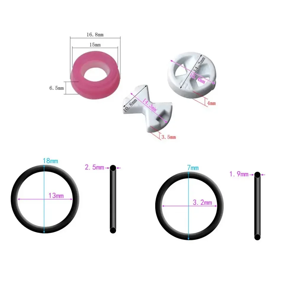 Tool Silicon Washer Kit Valve Accessories Available Ceramic O Ring Gasket Discs Ceramic&rubber Fitting Professional