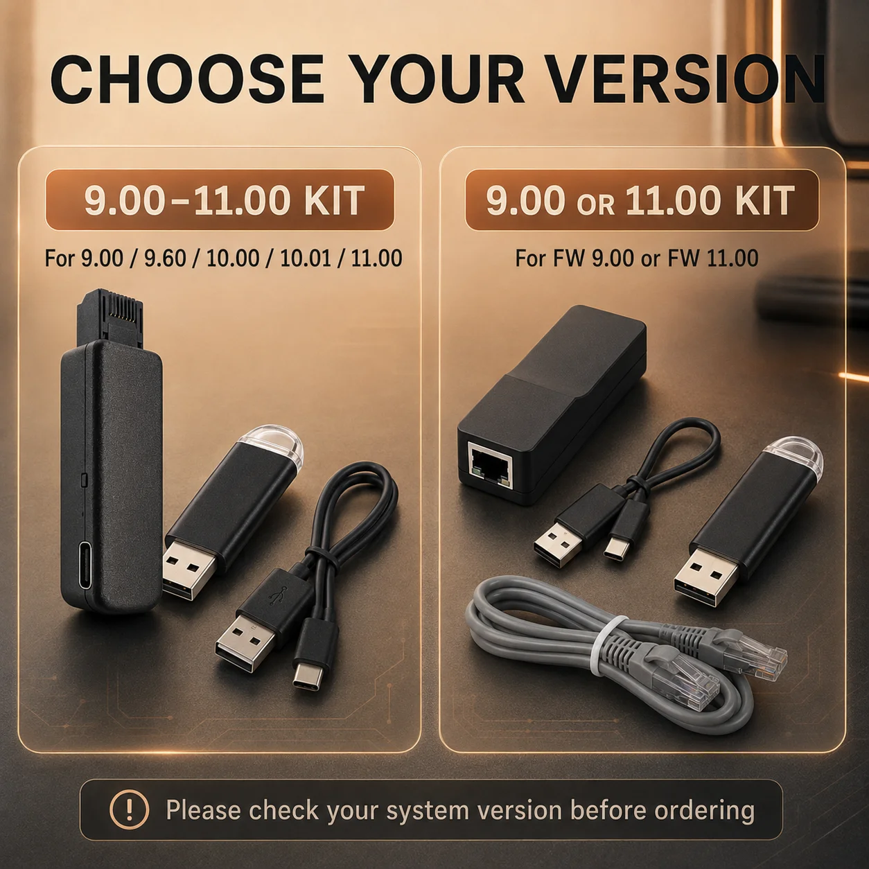 One-Key JB Tool Mod Set USB Dongle with Ethernet Type-C Cable Kit JB USB Adapter for PS4/PS4 Pro/PS4 Slim FW 9.0-11.0 System