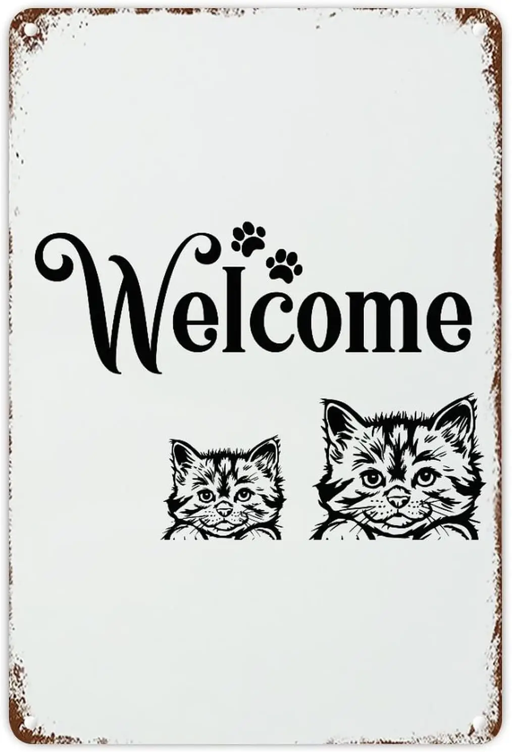 Welcome Cat Plaque …