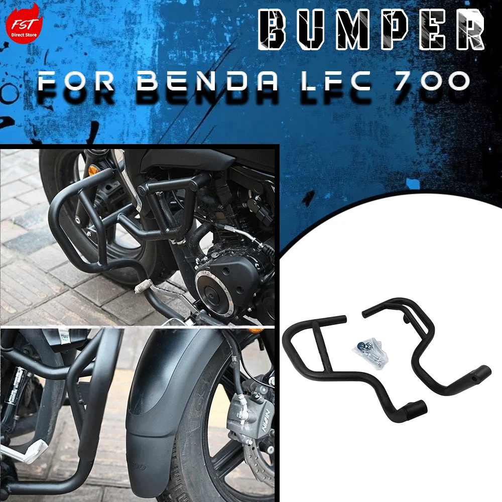

Fits Haojue TR300 Bumper, Anti-Crash & Anti-Fall Front Guard Bar, Racing Style Motorcycle Crash Bar Modification Parts