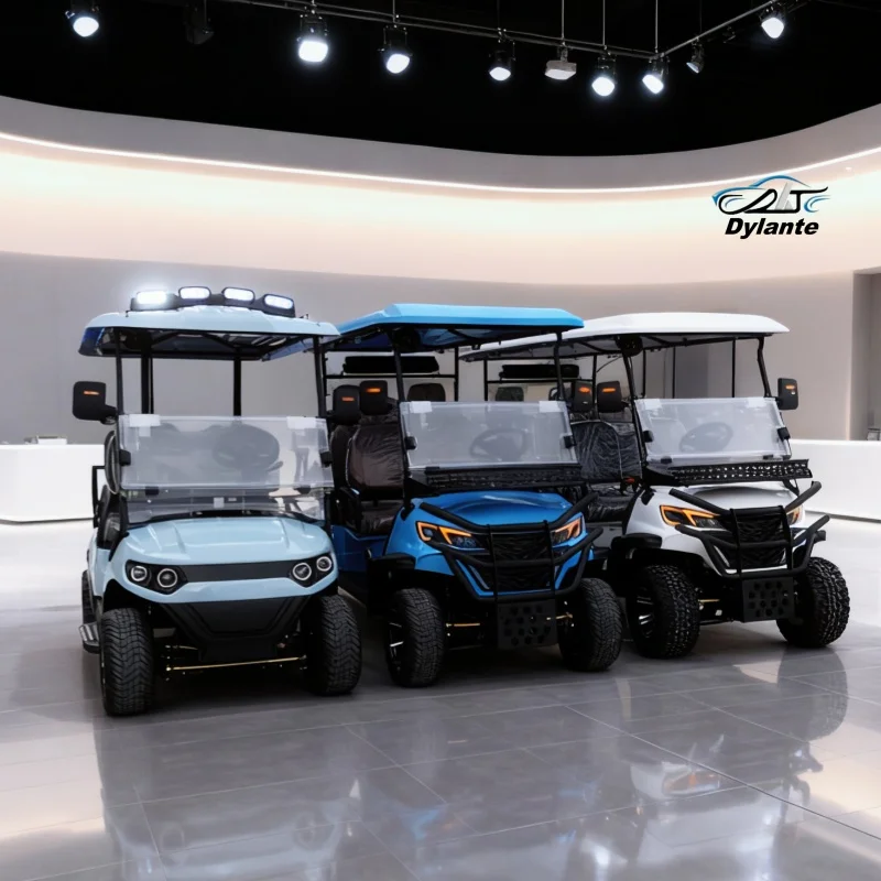 Sale Exclusive US Electric Car Double Wishbone Independent Suspension Golf Scooter 4 Wheel Gas or Battery Powered Golf Scooter