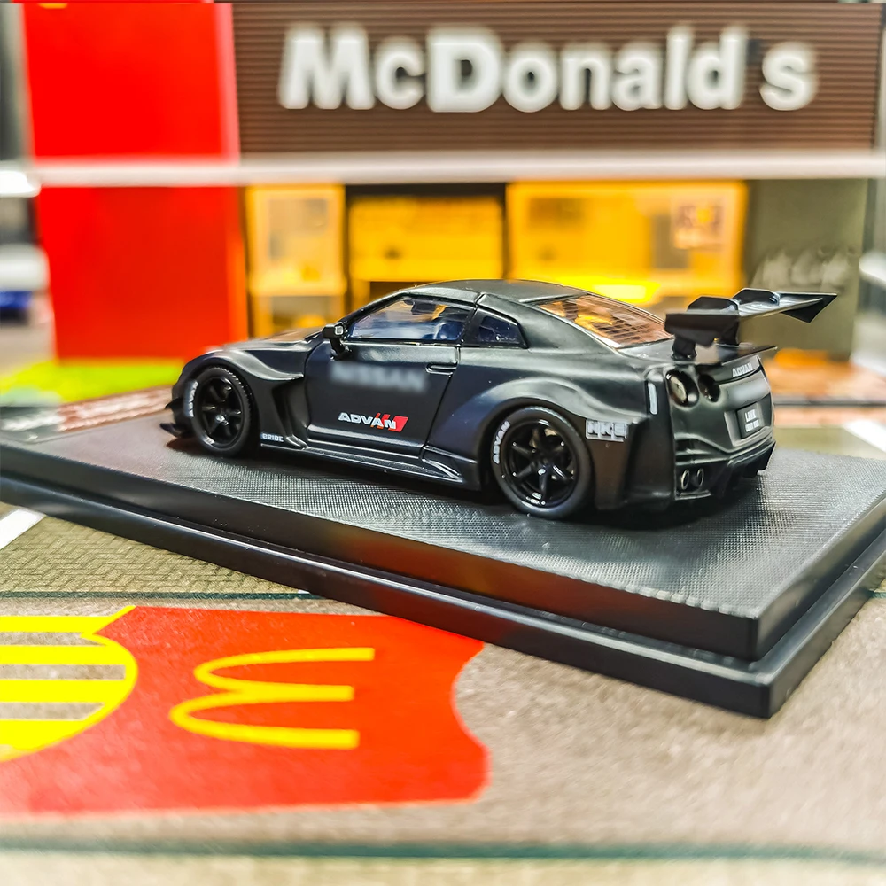 MC 1/64 GTR R35 LB Limiet Legering Speelgoed Motorvoertuig Diecast Metaal Model Geschenken