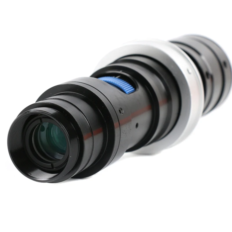 Mikroskop z regulowanym zoomem 140X 200X 400X, monokularowy obiektyw do lutowania z mocowaniem C, soczewka mikroskopowa optyczna do kamery 4K Type-C HDMI VGA — zdjęcie 6