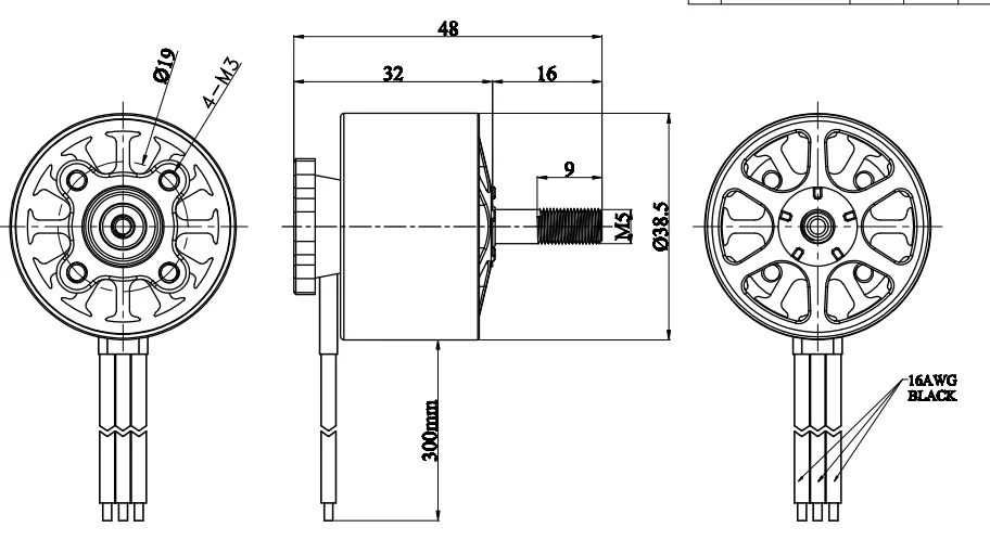 4 Stück FLASHHOBBY Mars M3115 Bürstenloser Motor 3-6S LIPO 900KV Motor für FPV-Drohne – Detail 2