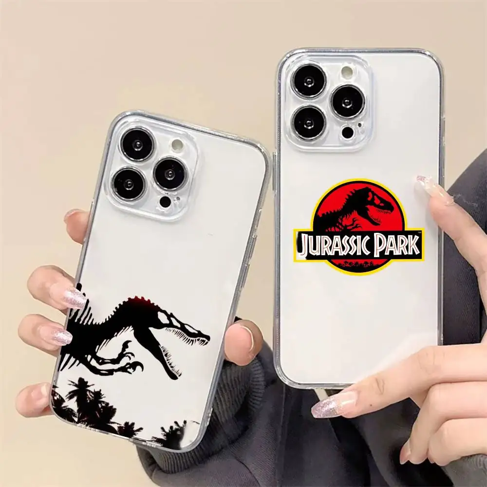 

Jurassic Park Cool Phone Case For iPhone17,16,15,14,13,12,11 Plus,Pro Max Soft Transparent Cover