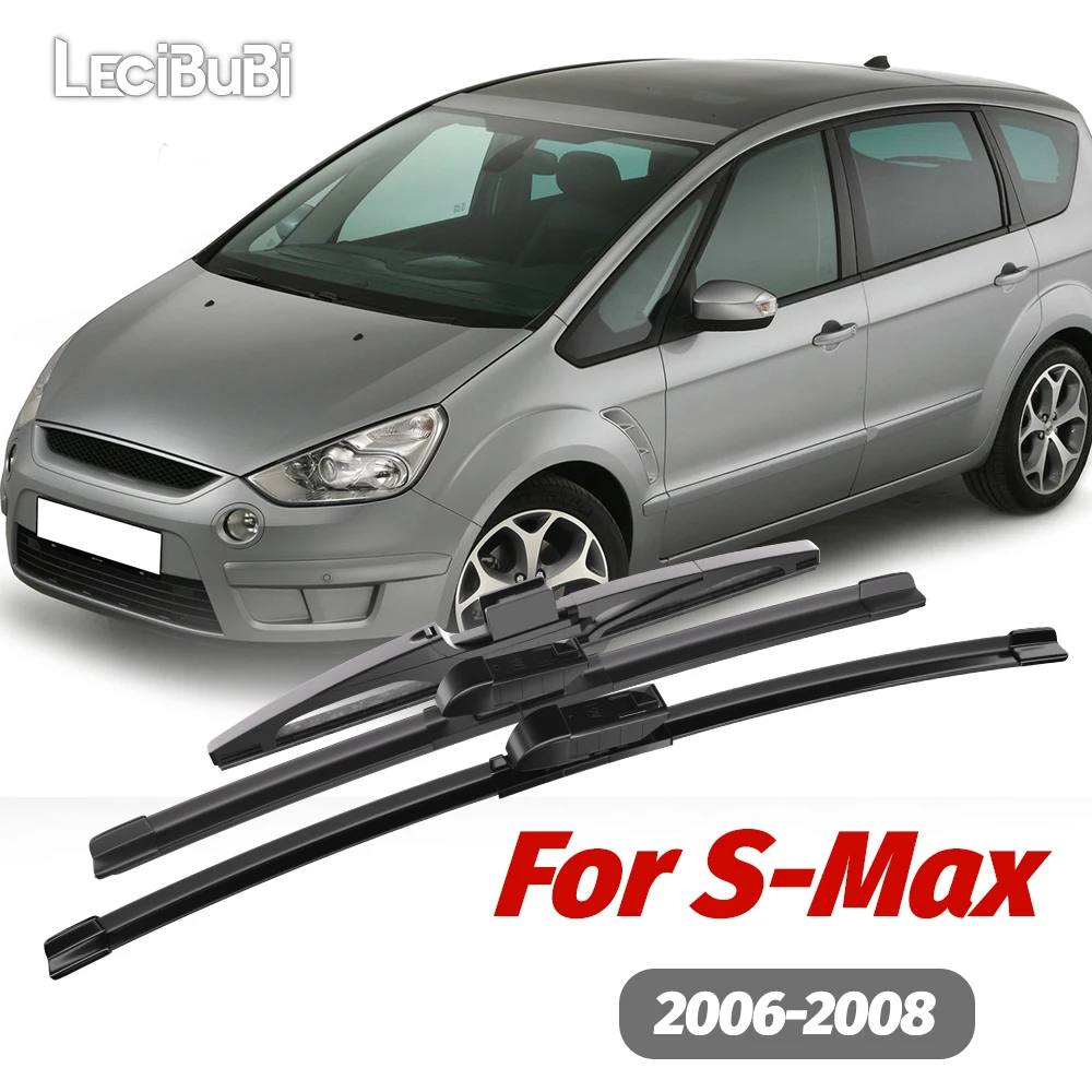 1 Satz vordere und hintere Scheibenwischerblätter Scheibenwischer für Ford S-Max 2006–2008 2007 Zubehör