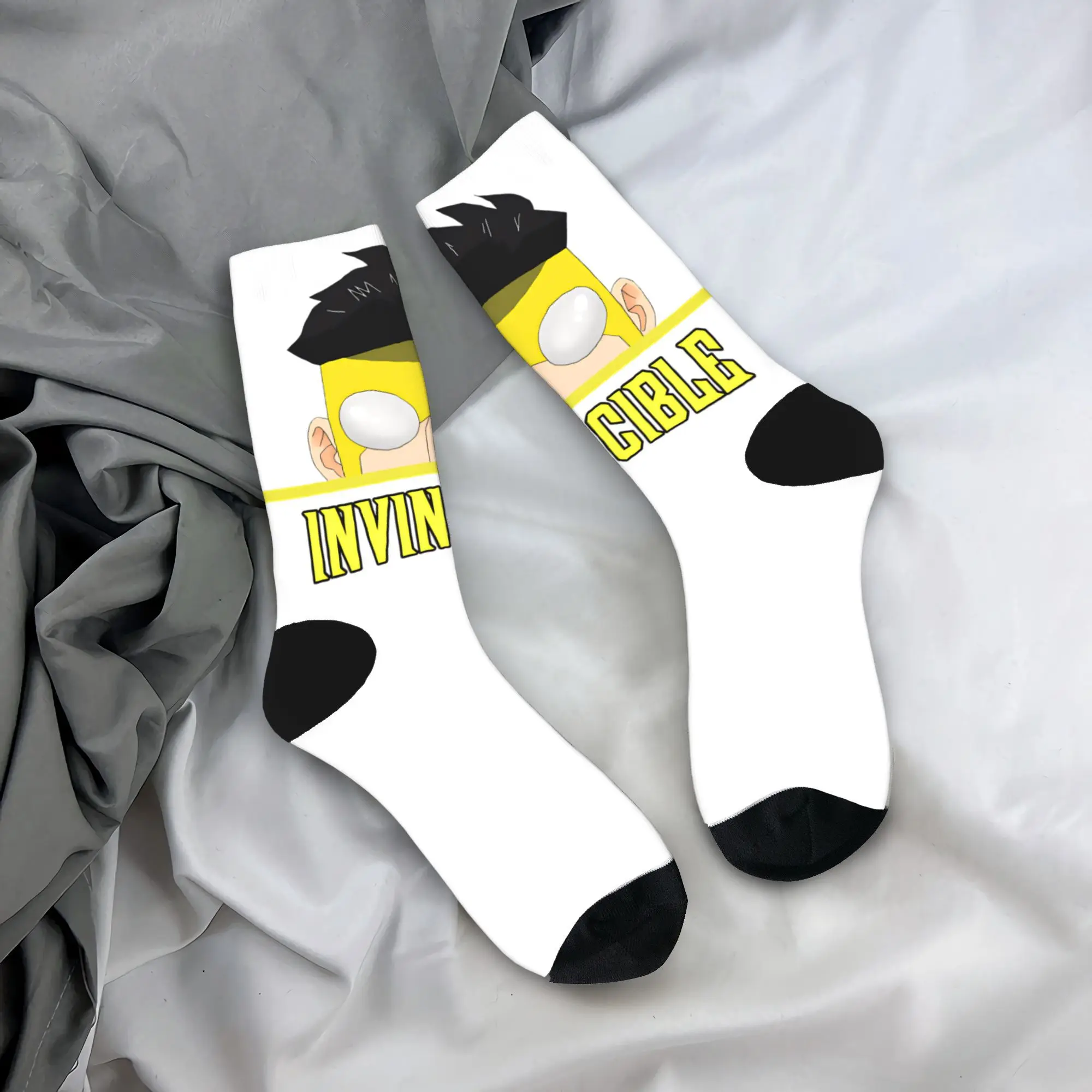 

Непобедимые чулки с персонажами, забавные носки, мужские средние мягкие носки, весенние антибактериальные носки с рисунком для скалолазания, подарок