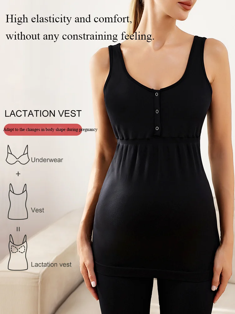 เสื้อโยคะสำหรับคุณแม่ให้นมบุตร ไม่ต้องใส่ชุดชั้นใน ดีไซน์หลังสวย เสื้อหลังคลอดสำหรับให้นมบุตรและหญิงตั้งครรภ์