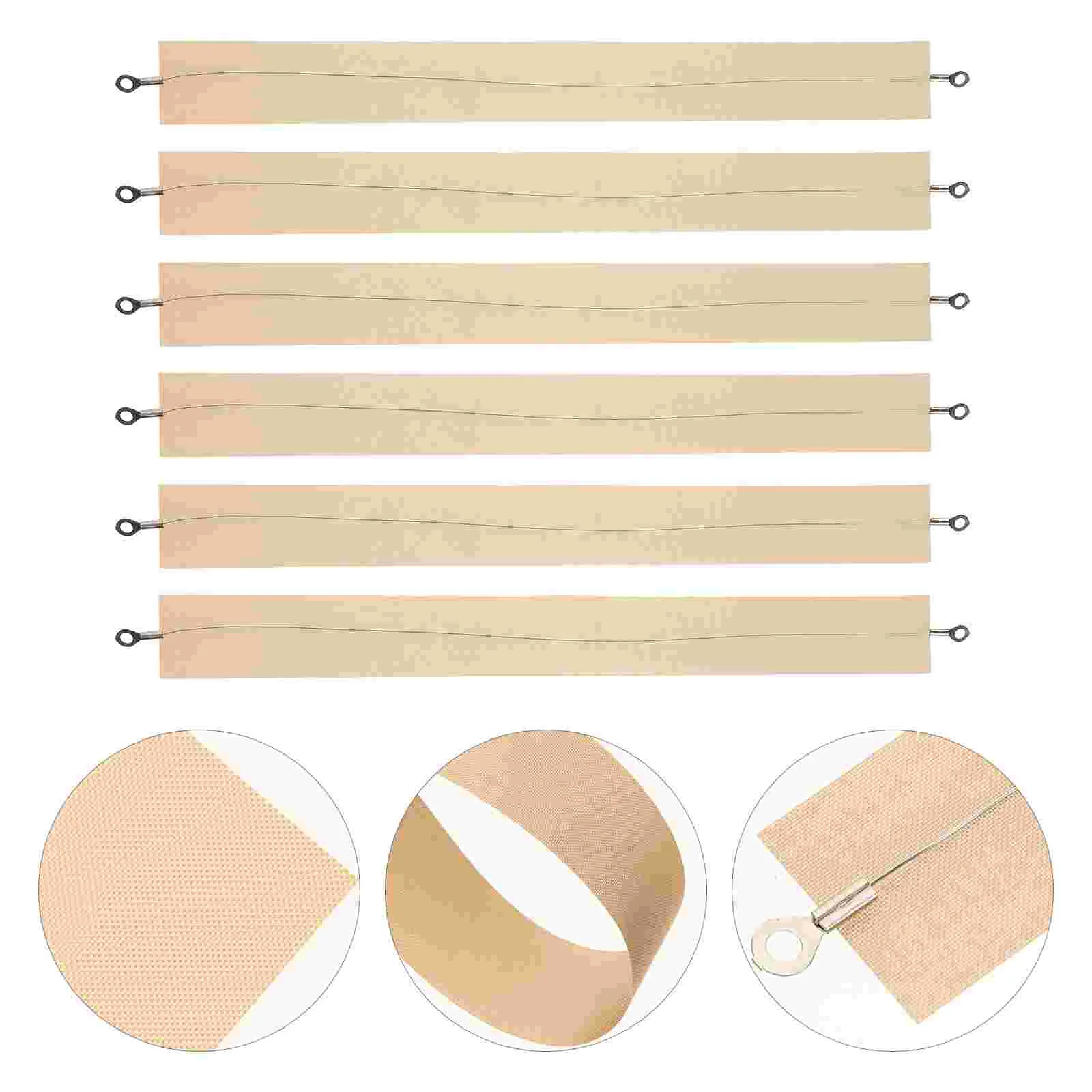 6 Pcs Sealing Machine Heating Wire Impulse Sealer Replacement Element Accessory Strip Vacuum Strips