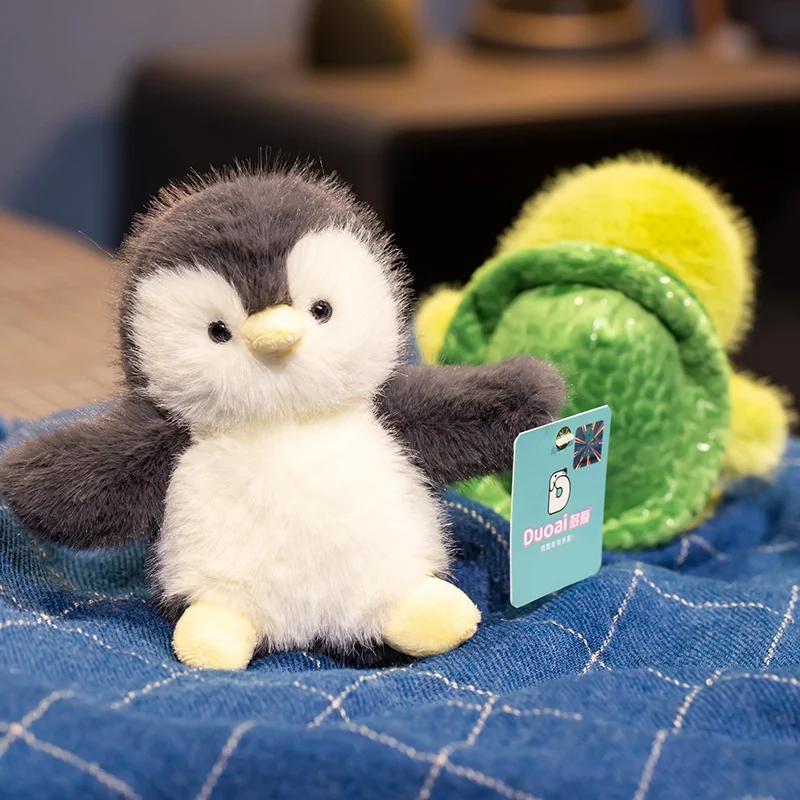 Mini Sea Creature Plush Toys Turtle Penguin Otter Seal Cartoon Stuffed Animals For Party Favors Collectibles