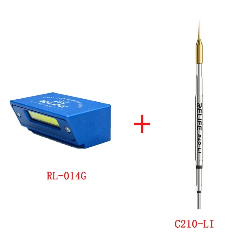 RELIFE RL-014G Dedicated Jumper Wire Fill Light 360° Mini Rotary Fixture 210-LI Soldering Tip CPU Flying Wire Special Repair Too