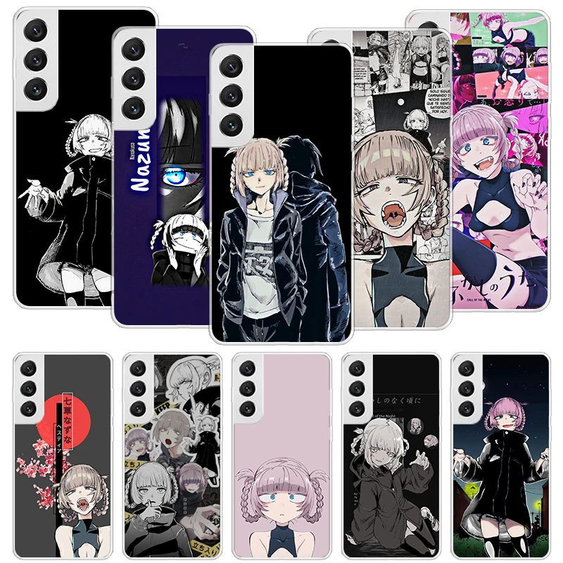 Call Of The Night Nazuna Phone Case For Samsung Galaxy S23 S24 Ultra S20 FE S21 S22 Plus S10 S10E S9 S8 + Soft Cover Fundas