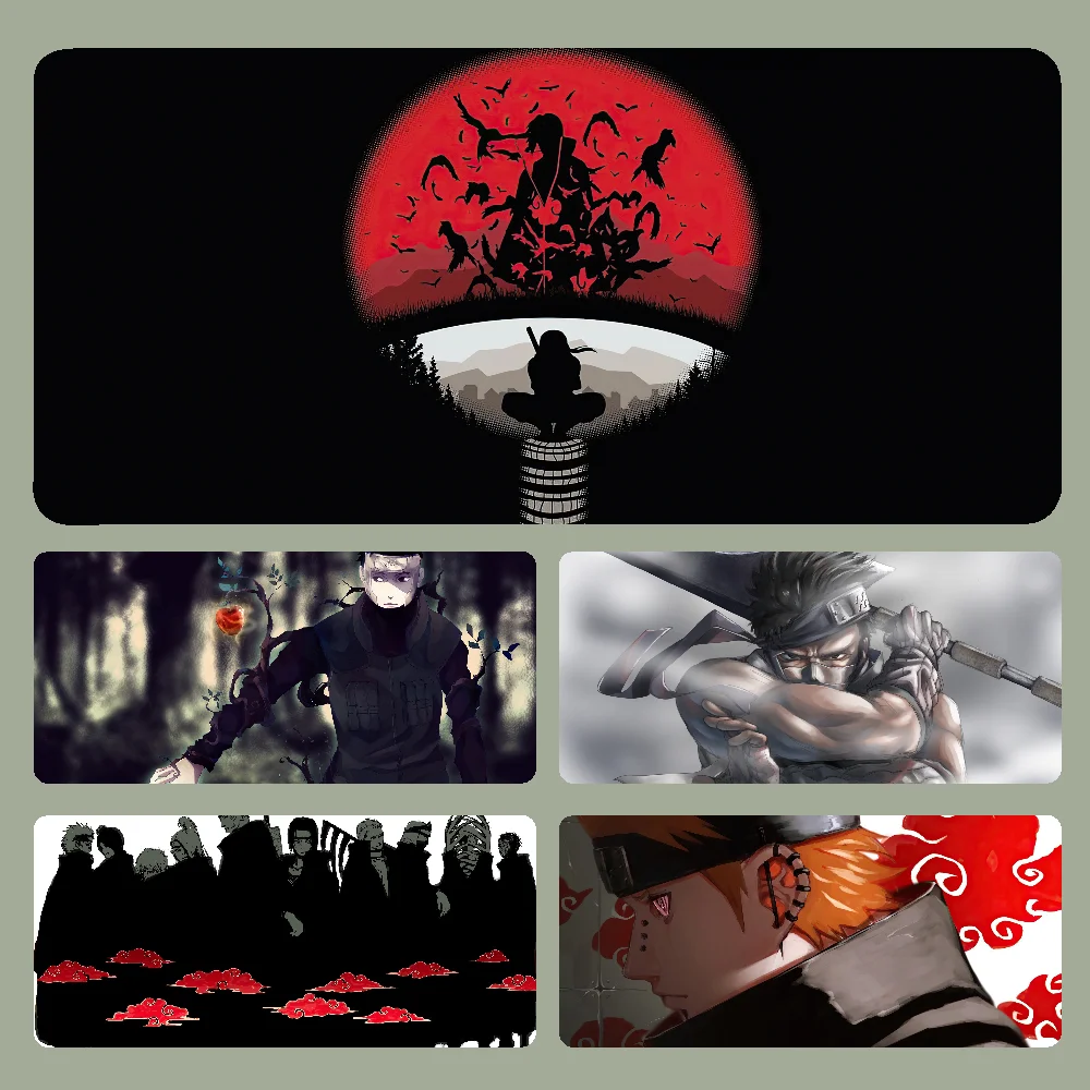 

N-naruto Mousepad Large Computer Gaming Accessories MousePads Desk Mats Anti-slip Laptop Soft Mouse Pad