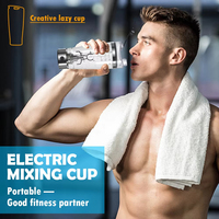 Electric Protein Shaker 600ML USB Rechargeable Protein Mixing Bottle Portable Automatic Vortex Mixer Cup Leakproof Protein