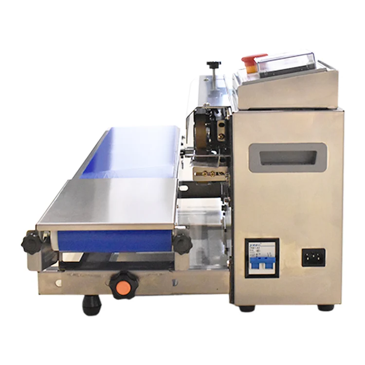 Continuous Nitrogen  Filling Flush Heat Band Sealer Plastic Bag Heat Sealing Machine Laboratory Industrial Sealing Equipment