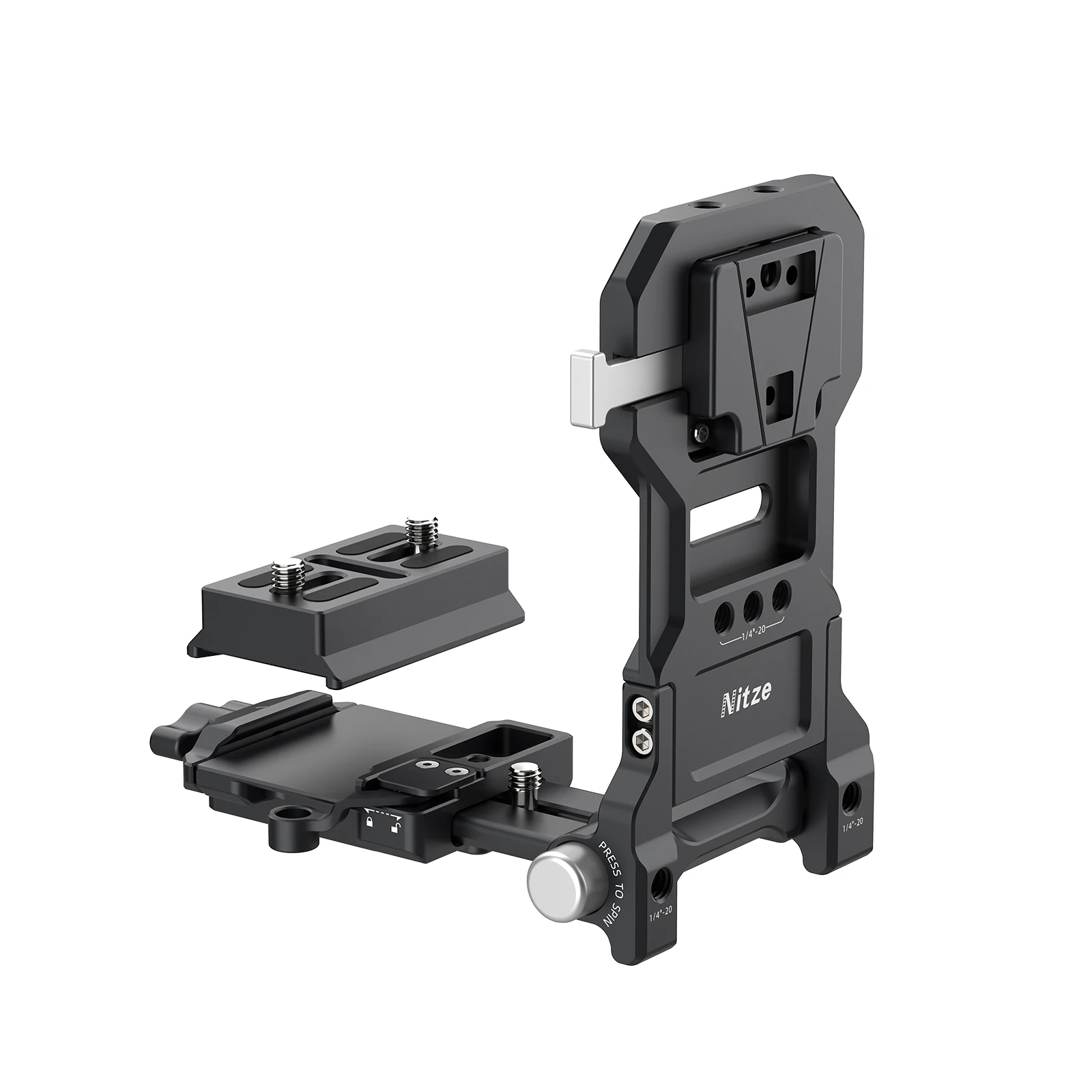 Nitze V-Mount Battery Plate with Arca-Swiss QR Plate - N21-G01A