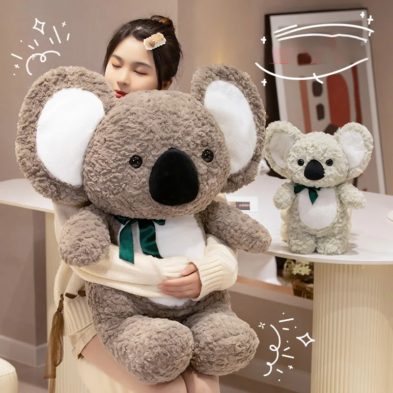 Bambole di Koala di Peluche adorabili del fumetto di grandi dimensioni Kawaii Koala Bear Peluche placare giocattoli farciti morbidi regali di