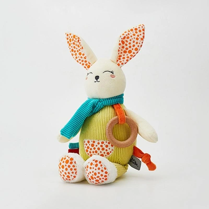 ตุ๊กตากระต่ายกระต่ายน่ารักตุ๊กตาสัตว์ Soothing Sleeping Aids ตุ๊กตาของขวัญ 15UB