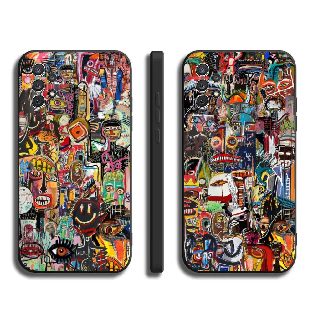 B-Basquiats Art Phone Case For Samsung S 9 10 20 21 22 23 30 23 24 Plus Lite Ultra FE S10lite Fundas