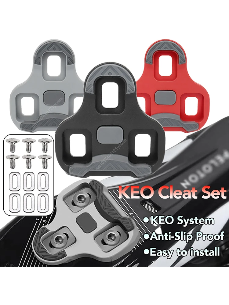 AliExpress NONE TPU Anti-Slip Lock Pedal Pads For Road Bicycles Universal For Mtb Road Bikes Suitable For Look Keo Buckle Pieces Locks And Clips