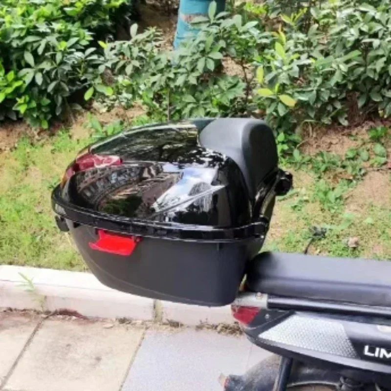 

New Motorcycle Trunk Electric Car Trunk Enlarged Capacity Safety Thickened Battery Pedal Storage Kit Universal Luggage Trunk