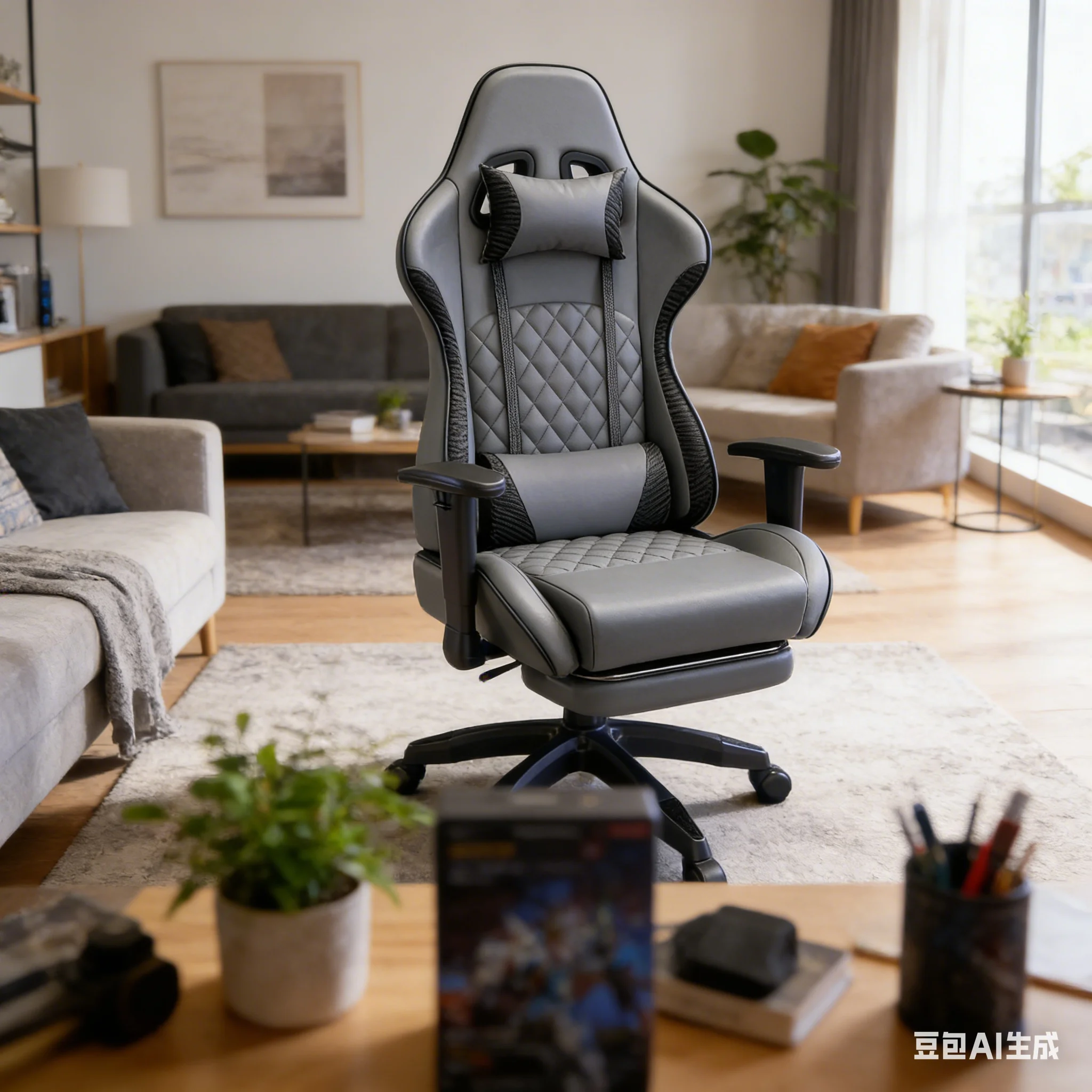 AOLIVIYA Modern Reclining Gaming Chair With Computer Office Seat Dormitory Comfortable Long Sitting Adjustable For Home Study Li