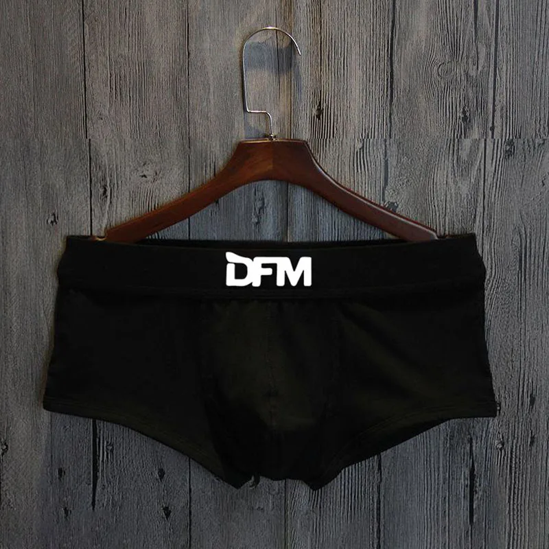 Men\'s Fashionable Trunks Youth Skin Friendly Cotton Breathable Thin Bulge Pouch Boxer Shorts Student Comfortable Sports Panties