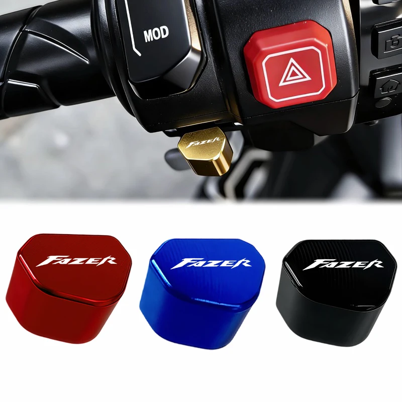 

Motorcycle turn signal switch button modification turn key cap Accessories For Yamaha FAZER FZ6 FZ6R FZ1 FZ8 FAZER FZ750 FZR1000