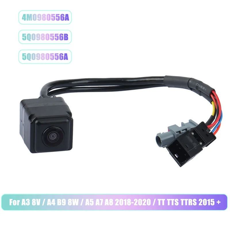 Rear View Mirror Reversing Camera Auxiliary Camera for Audi A3 8V A4 B9 A5 A7 A8 TT 4M0980556A 5Q0980556B 5Q0980556A.