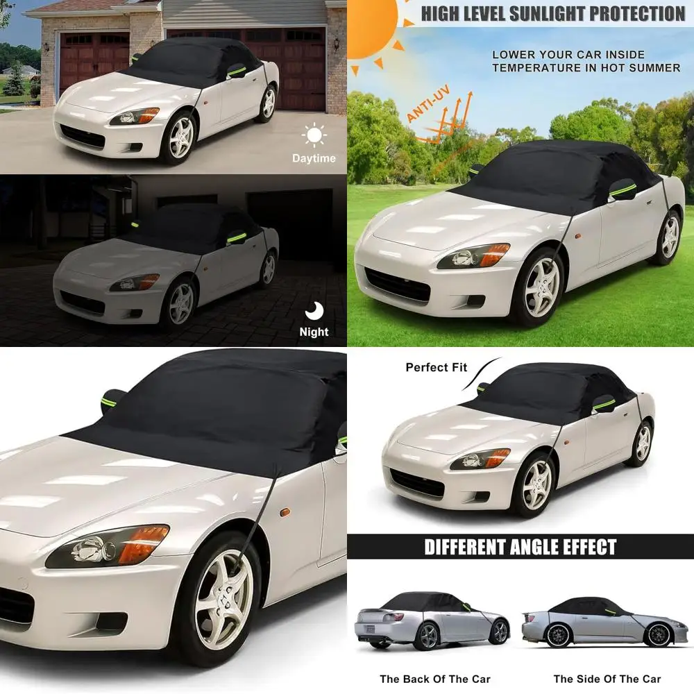 

1999-2009 S2000 600D Oxford Car Cover with Reflective Strip for All-Weather Protection