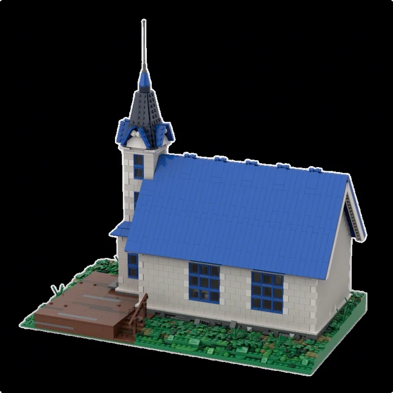 مجموعة بناء كنيسة ستودفارفجوردور من 2701 قطعة، نموذج مكعبات بناء عالمية، لعبة إبداعية، هدايا عيد الميلاد، ألعاب تعليمية