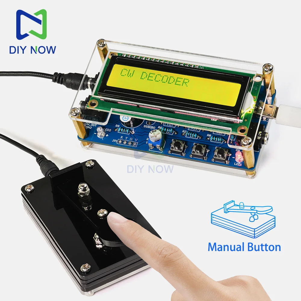 Kit de décodeur de pratique de Code Morse électronique, bricolage, transmetteur, pratique de soudage, Kit de Construction électronique, décodeur DC 5V