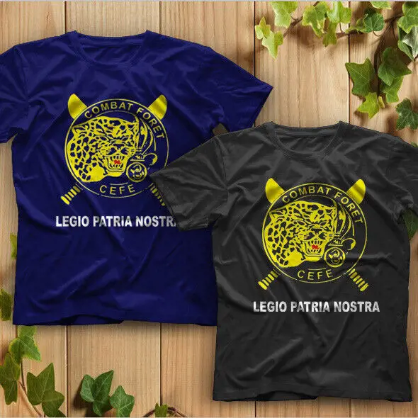 

Legio Patra Logo Tiger Military France Jungle Team T-Shirt Short Sleeve Casual 100% Cotton Shirts