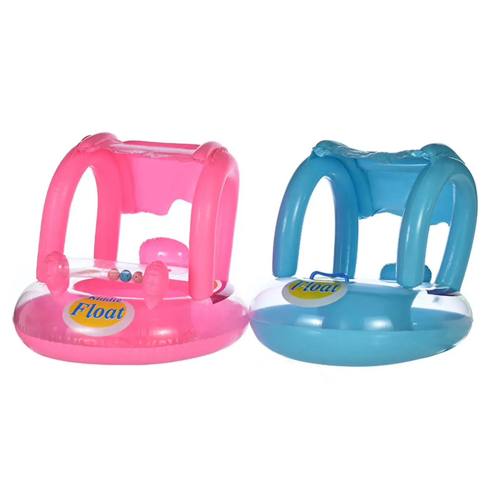 

Inflatable Baby Pool Float with Bell Baby Swimming Ring for Infants Children