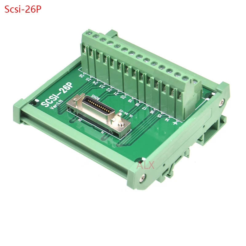 1PCS MDR Servo SCSI Connector 14/20/26/36/50 pin female plug  Block Breakout Terminal Board Adapter SCSI14 SCSI20 SCSI26 SCSI50 view 3